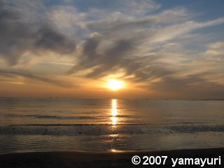 【写真：幕張の海】